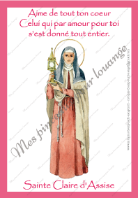 communion Claire Assise