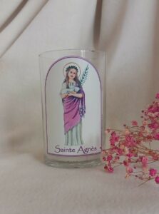 sainte agnes bougie