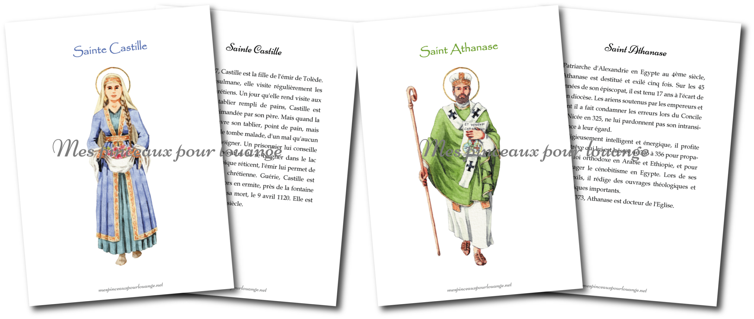 Carte saint patron
