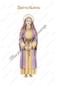Aquarelle de sainte Noémie